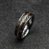 The motto tungsten meteorite ring